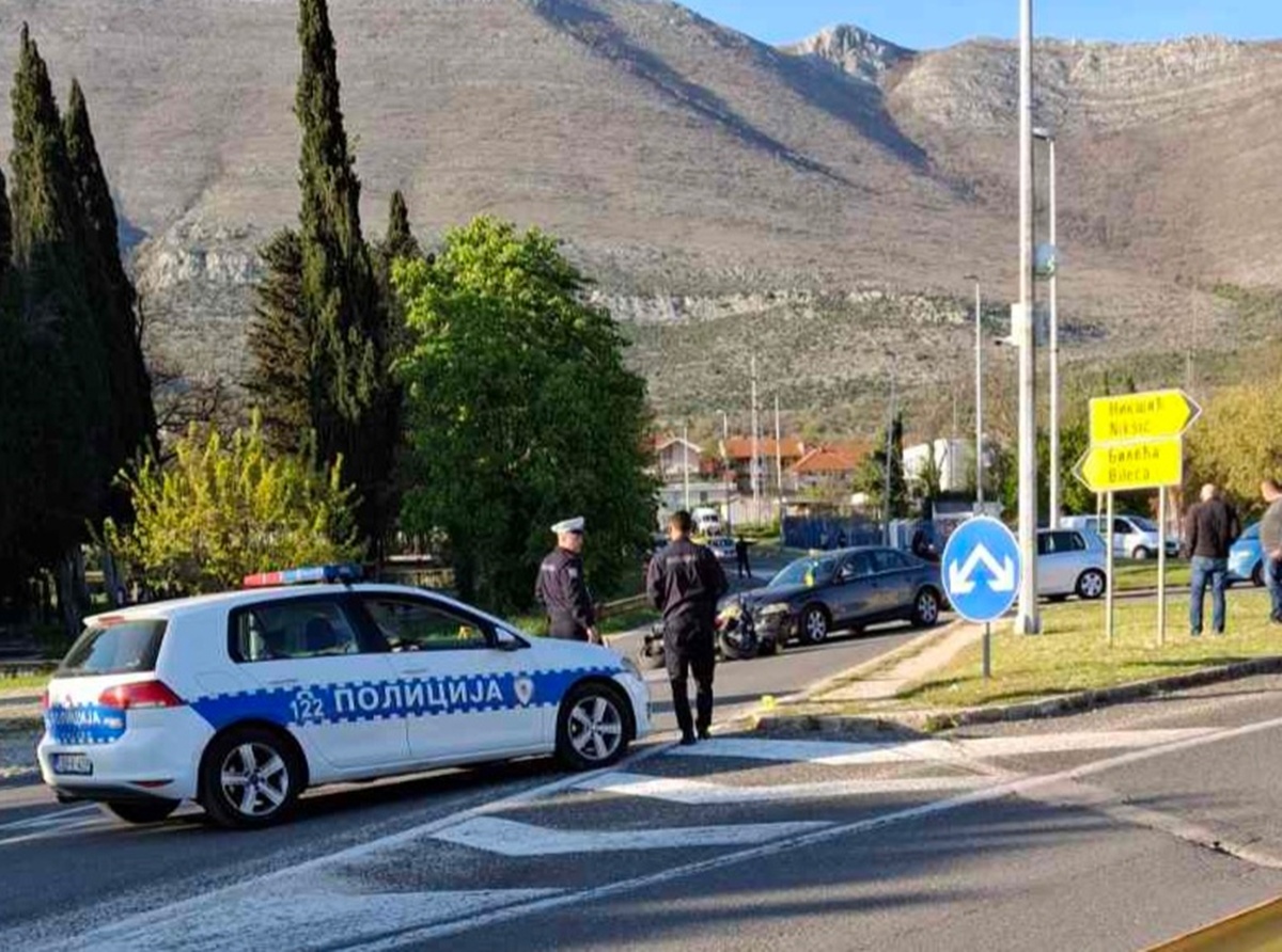 Моториста повријеђен у саобраћајној незгоди