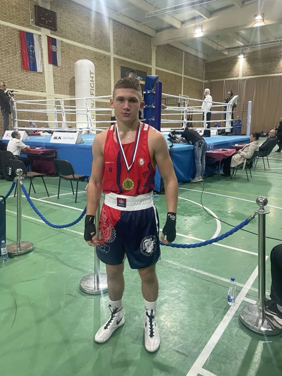 Невесињски боксер Ђорђе Андријашевић освојио златну медаљу на Првенству Србије