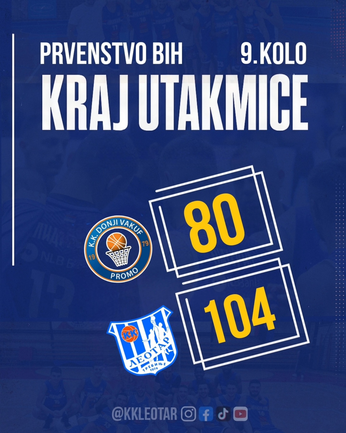 Košarkaši Leotara pobijedili Promo u Donjem Vakufu