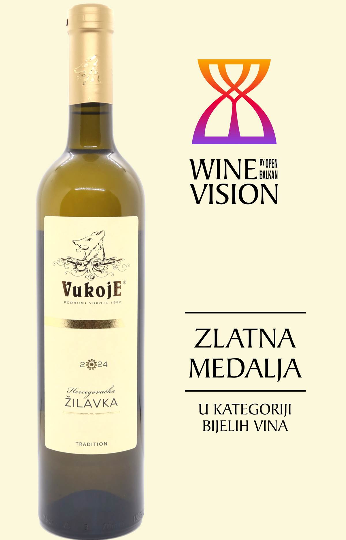 Dvije zlatne medalje za vina „Podrumi Vukoje“