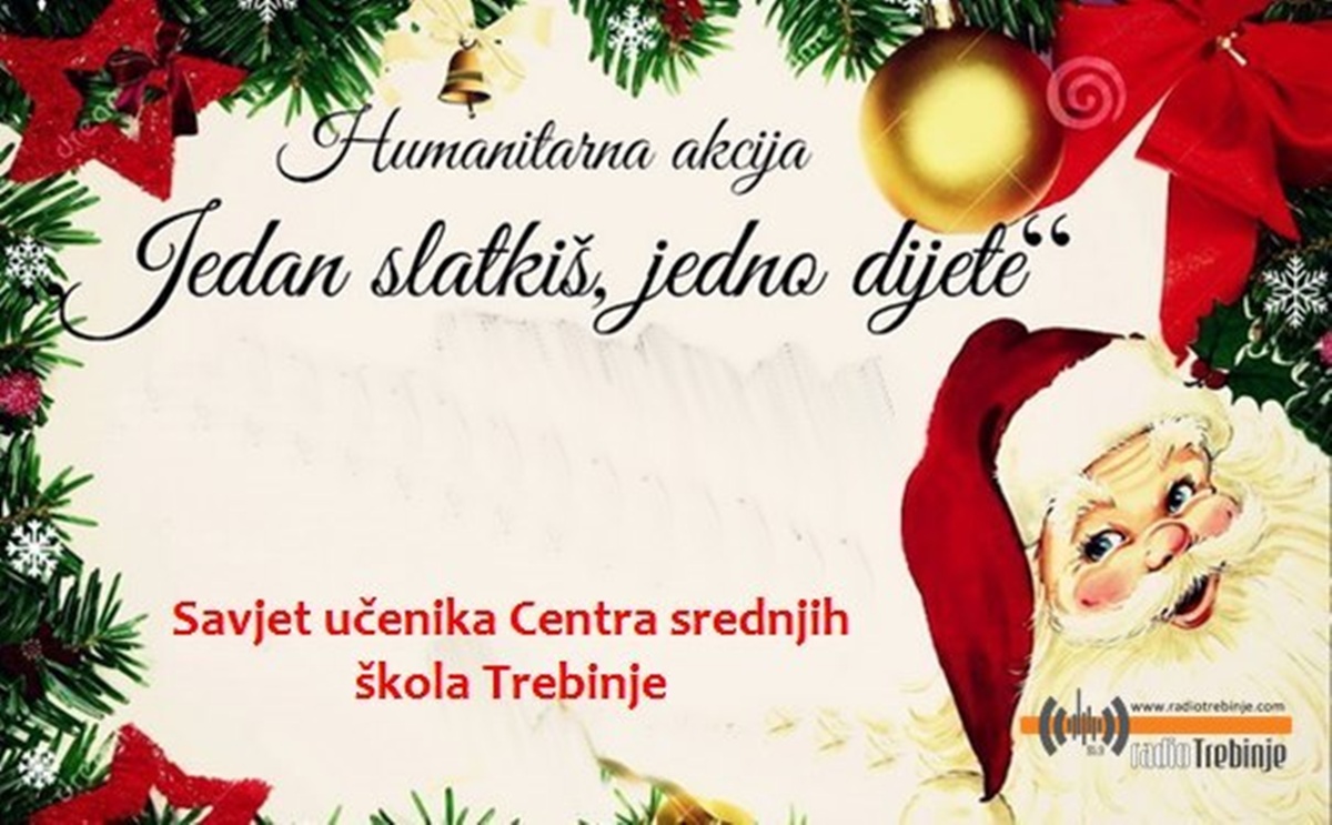 Хуманитарна акција “Један слаткиш – једно дијете” је у току!