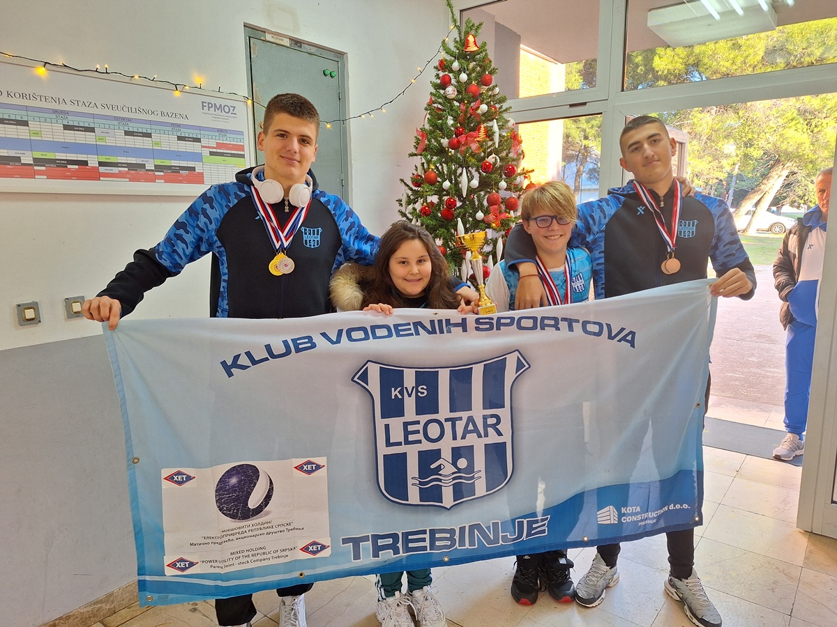 Plivači KVS „Leotar“ osvojili osam medalja u Mostaru
