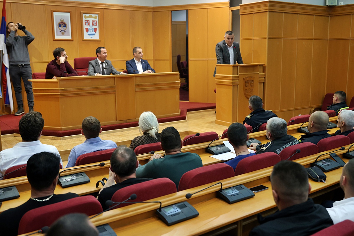 Пријем за учеснике акције гашења пожара у Болници Требиње