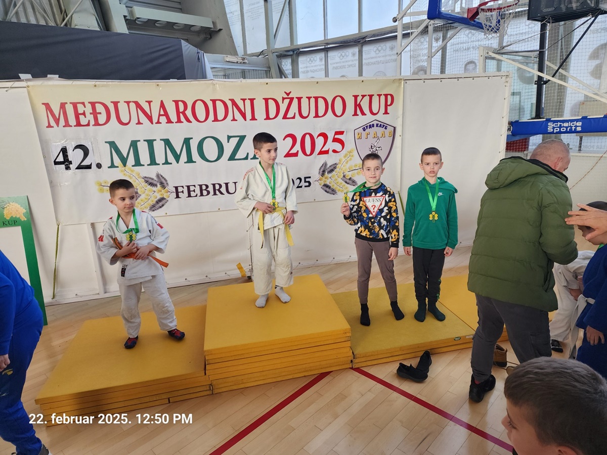 Џудисти Леотара освојили девет медаља на Купу мимозе у Херцег Новом