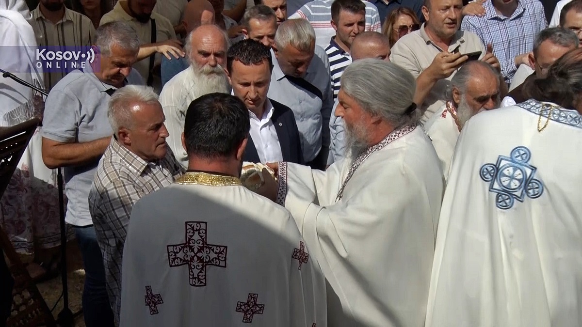 Gradonačelnik Mirko Ćurić na slavi manastira Svetih Arhangela kod Prizrena