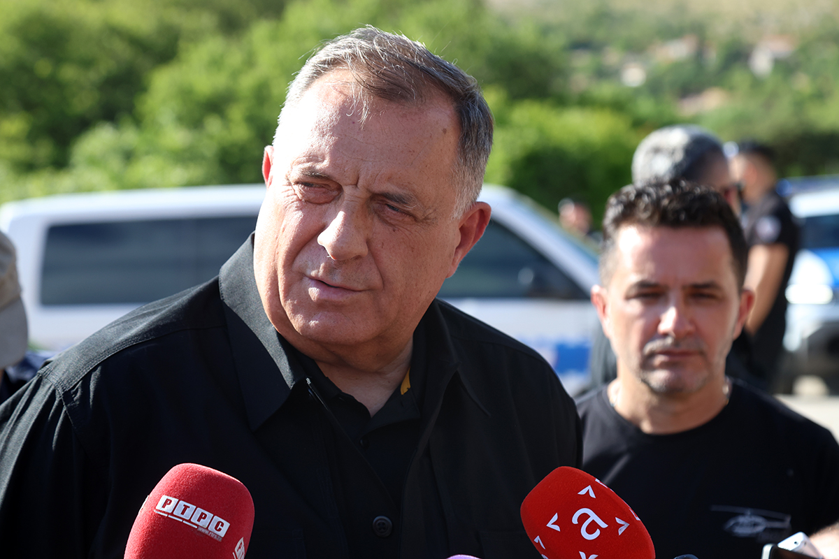 Predsjednik Dodik obišao područje zahvaćeno požarom: Najvažnije da nema povrijeđenih