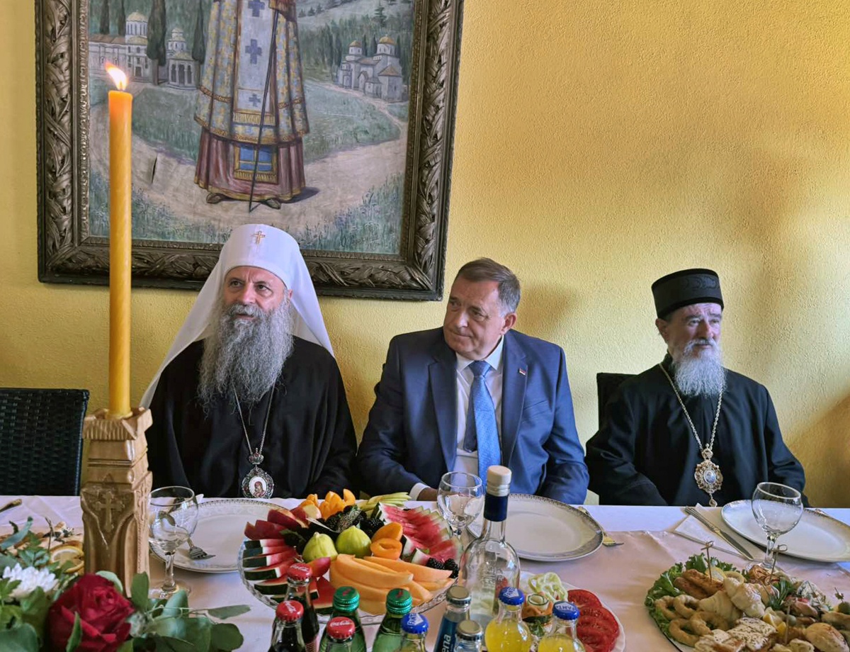 Dodik i Macut stigli u Nevesinje