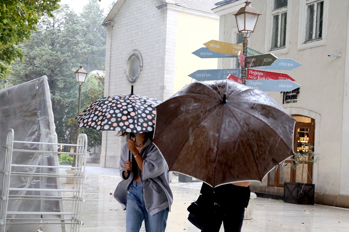 Kiša i grmljavina u popodnevnim časovima