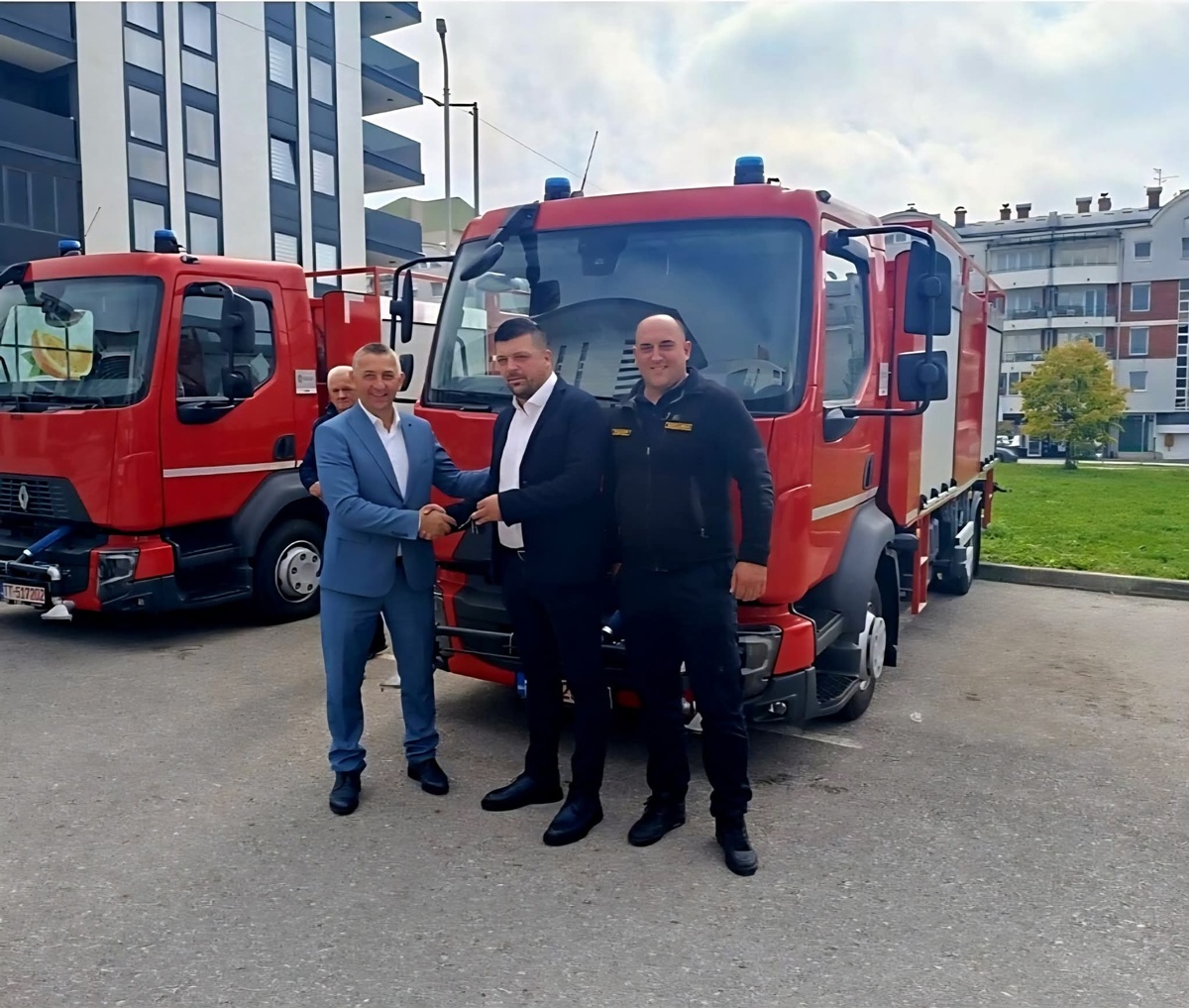 Ново возило за љубињске ватрогасце
