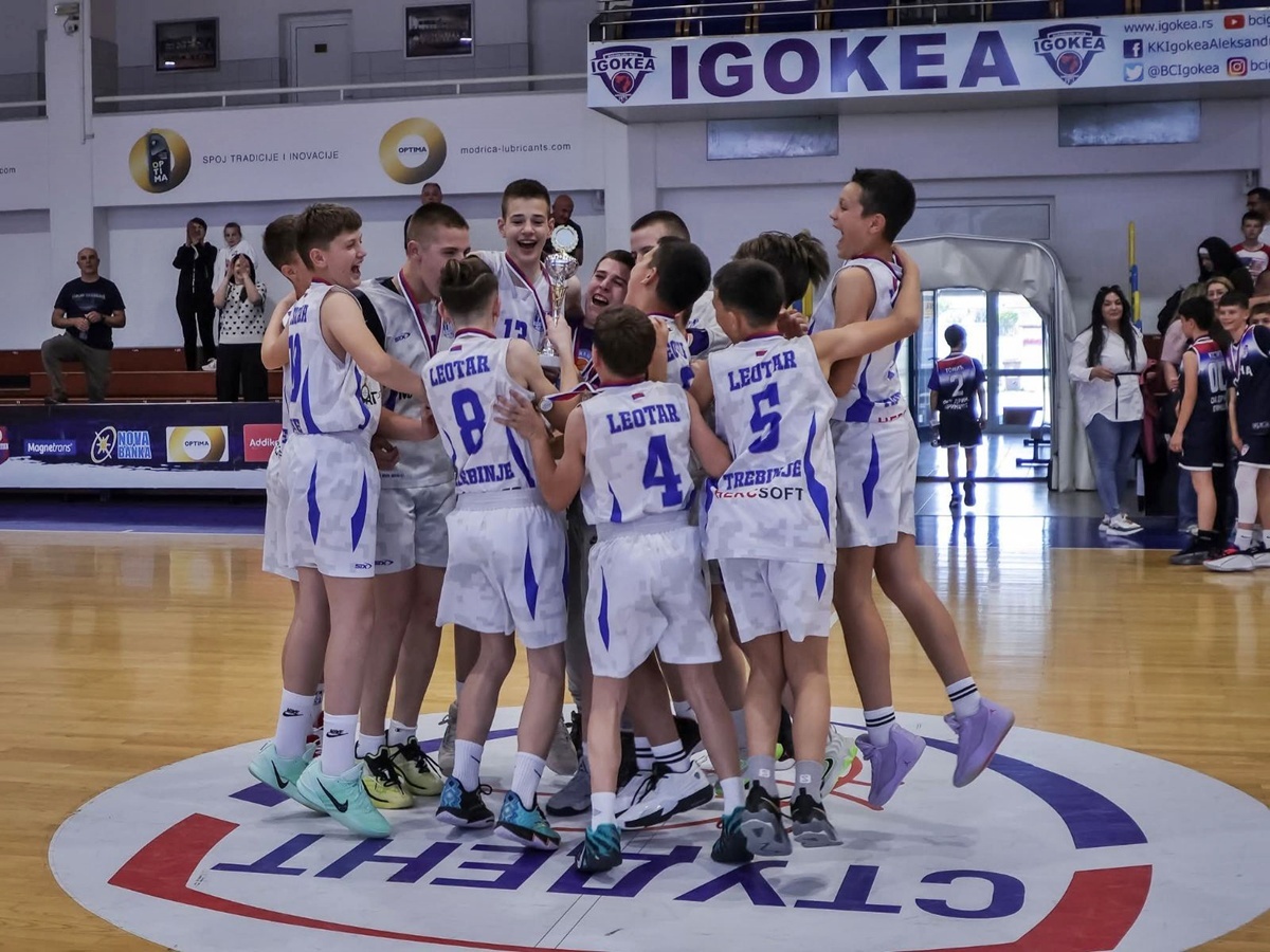 Млађи пионири КК „Леотар“ прваци Републике Српске