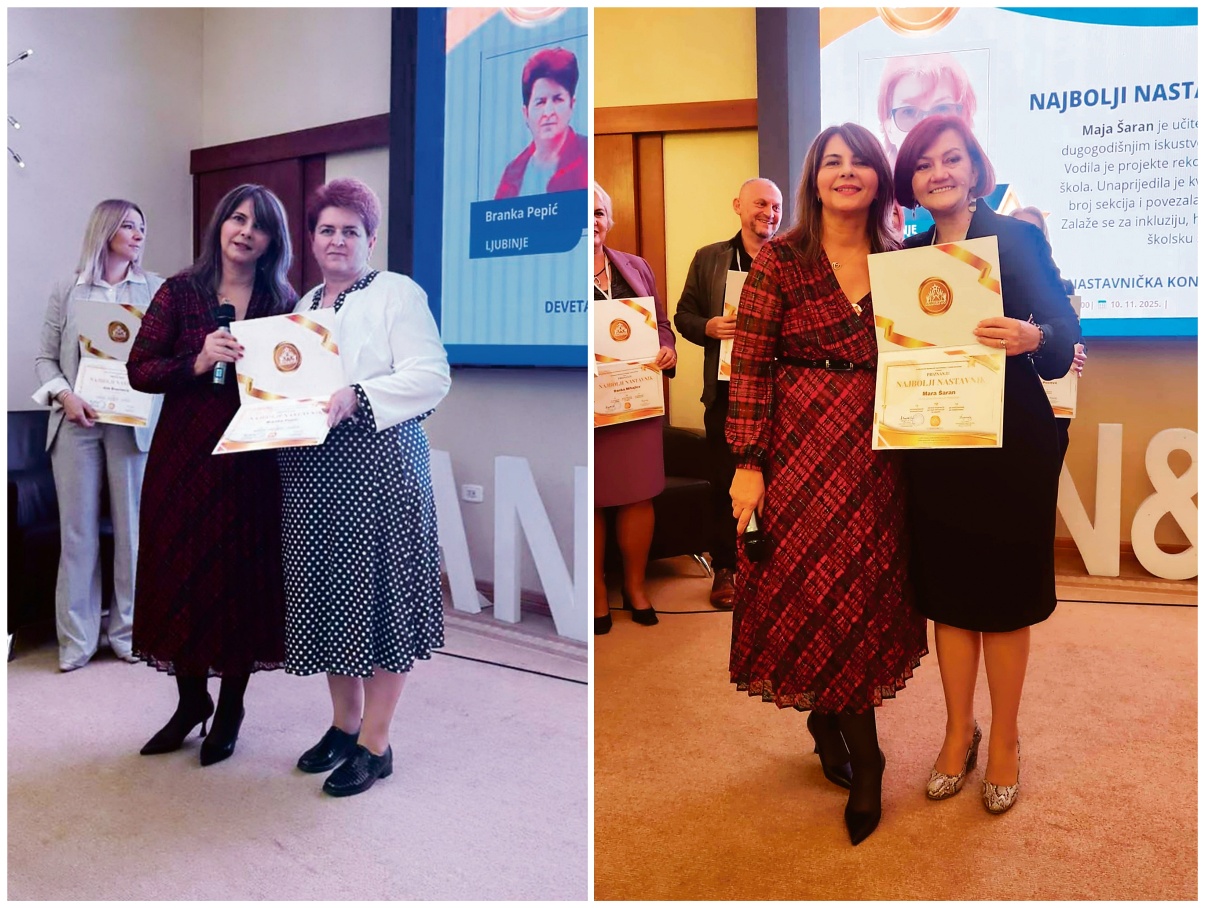 Бранка и Мара најбољи наставници региона: НАЈЉЕПШЕ ЈЕ БИТИ УЧИТЕЉ