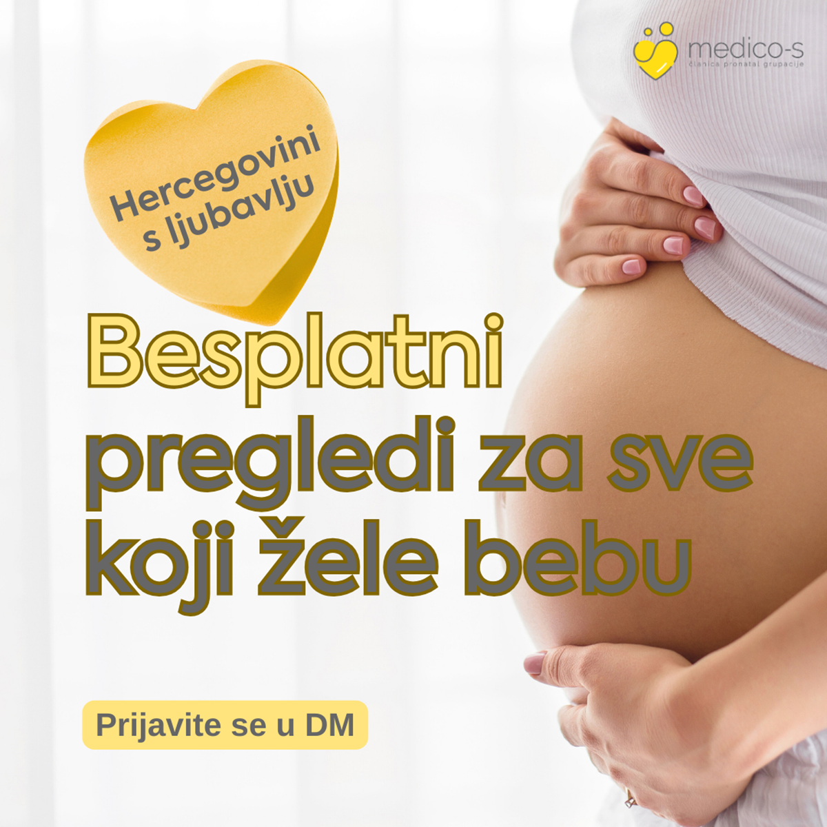 Besplatni pregledi i konsultacije, 13. i 14. marta za parove u Hercegovini - Dani podrške u liječenju neplodnosti