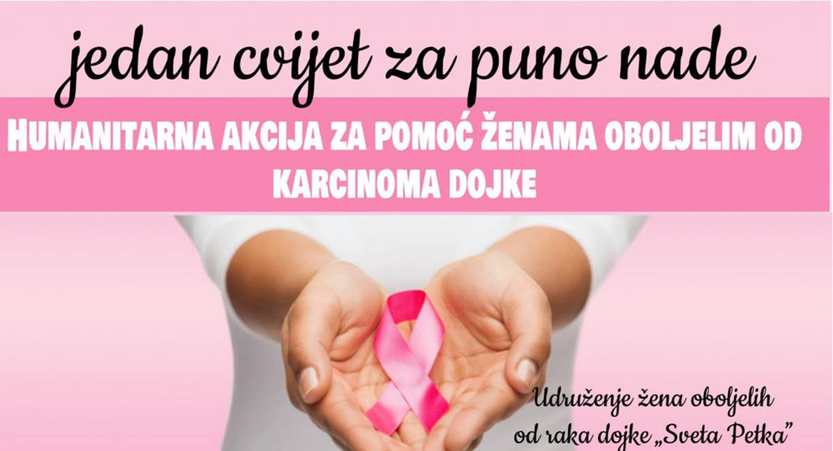 Humanitarna akcija “Jedan cvijet za puno nade” u subotu na Trgu slobode