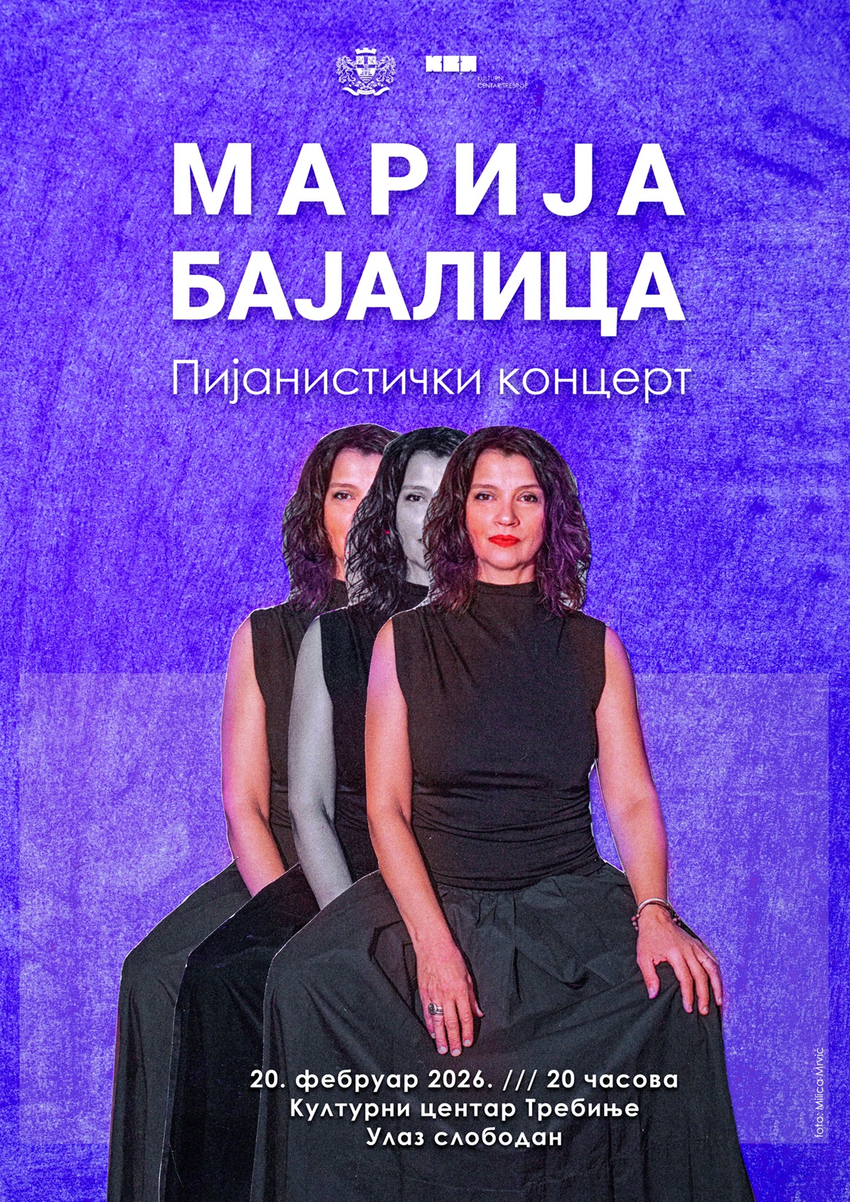 КЦ: Концерт пијанисткиње Марије Бајалице